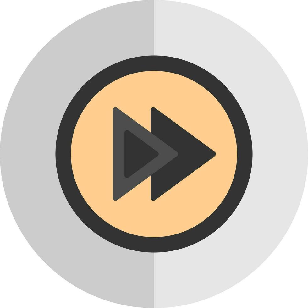 Fast Forward Vector Icon Design