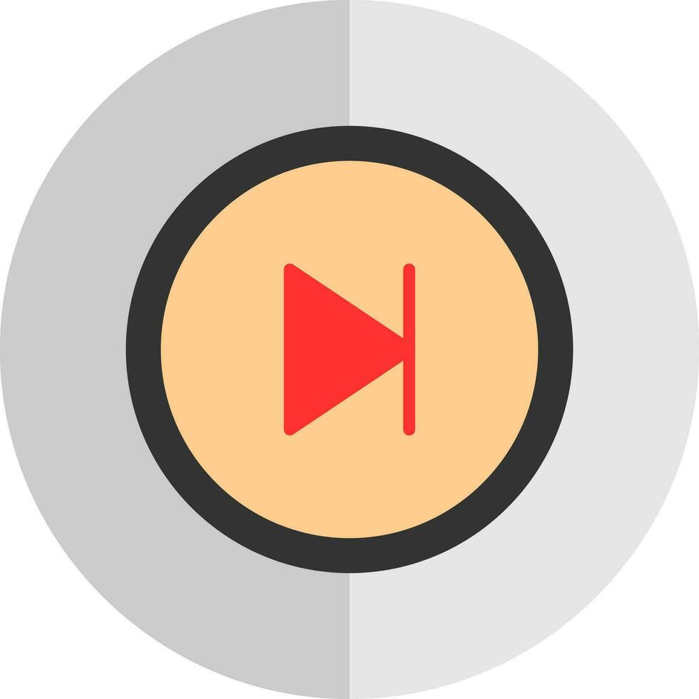 Skip Vector Icon Design