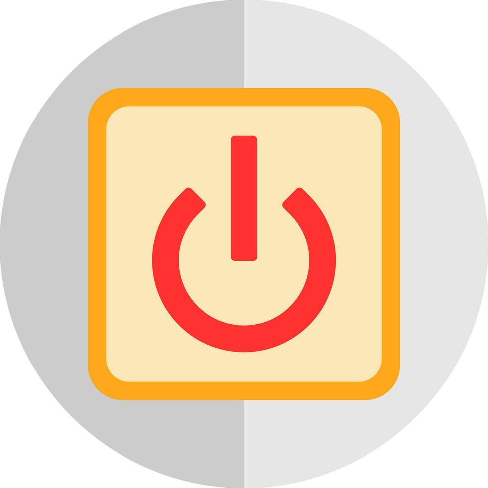 Power Button Off Vector Icon Design