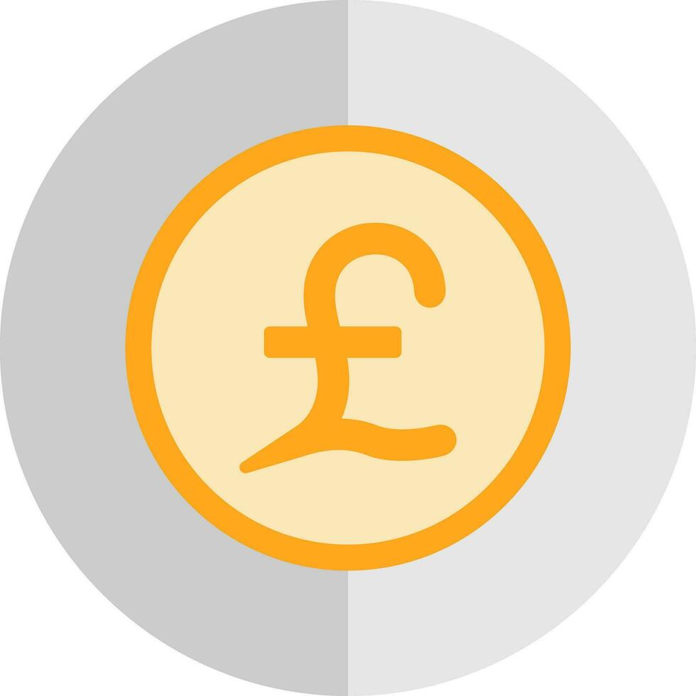 Pound Vector Icon Design