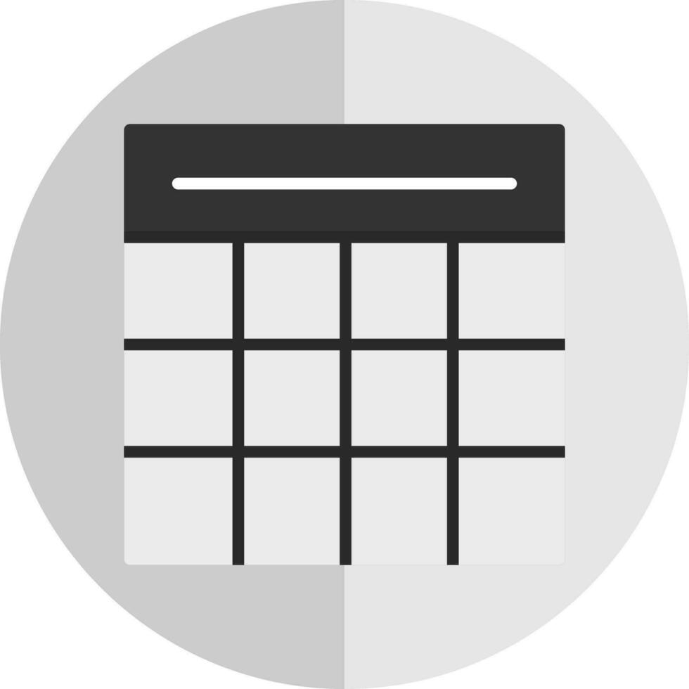 Table Grid Vector Icon Design