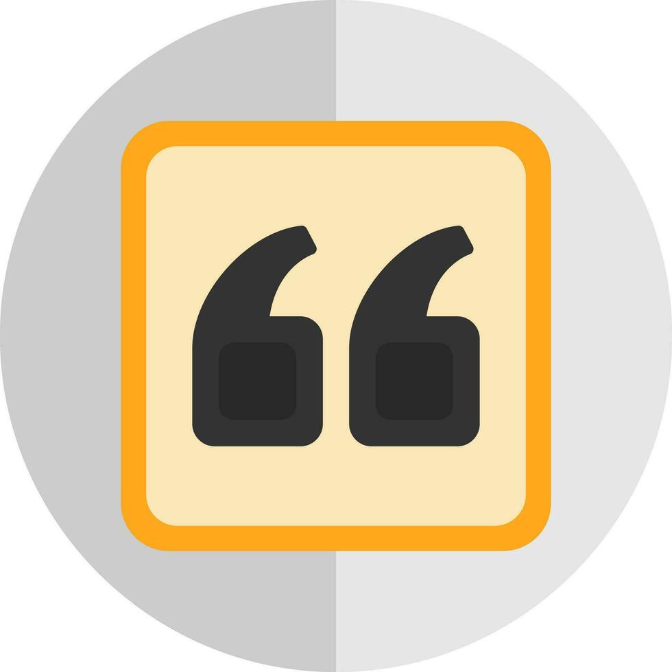 Quote Left Vector Icon Design