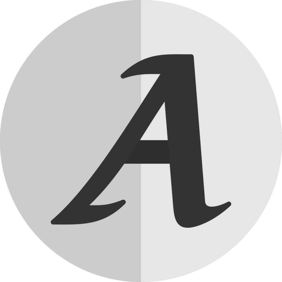 Letter A Vector Icon Design
