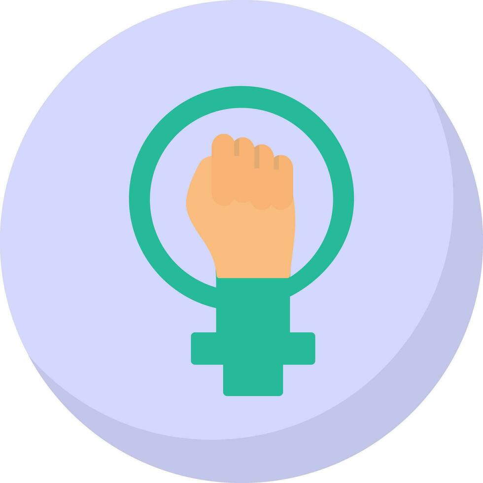 Feminism Vector Icon Design