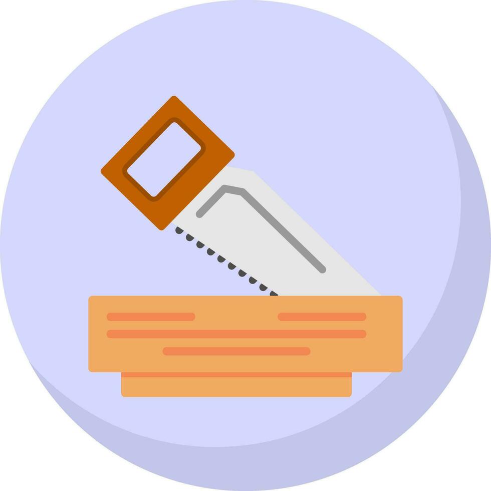 Wood Cuttor Vector Icon Design