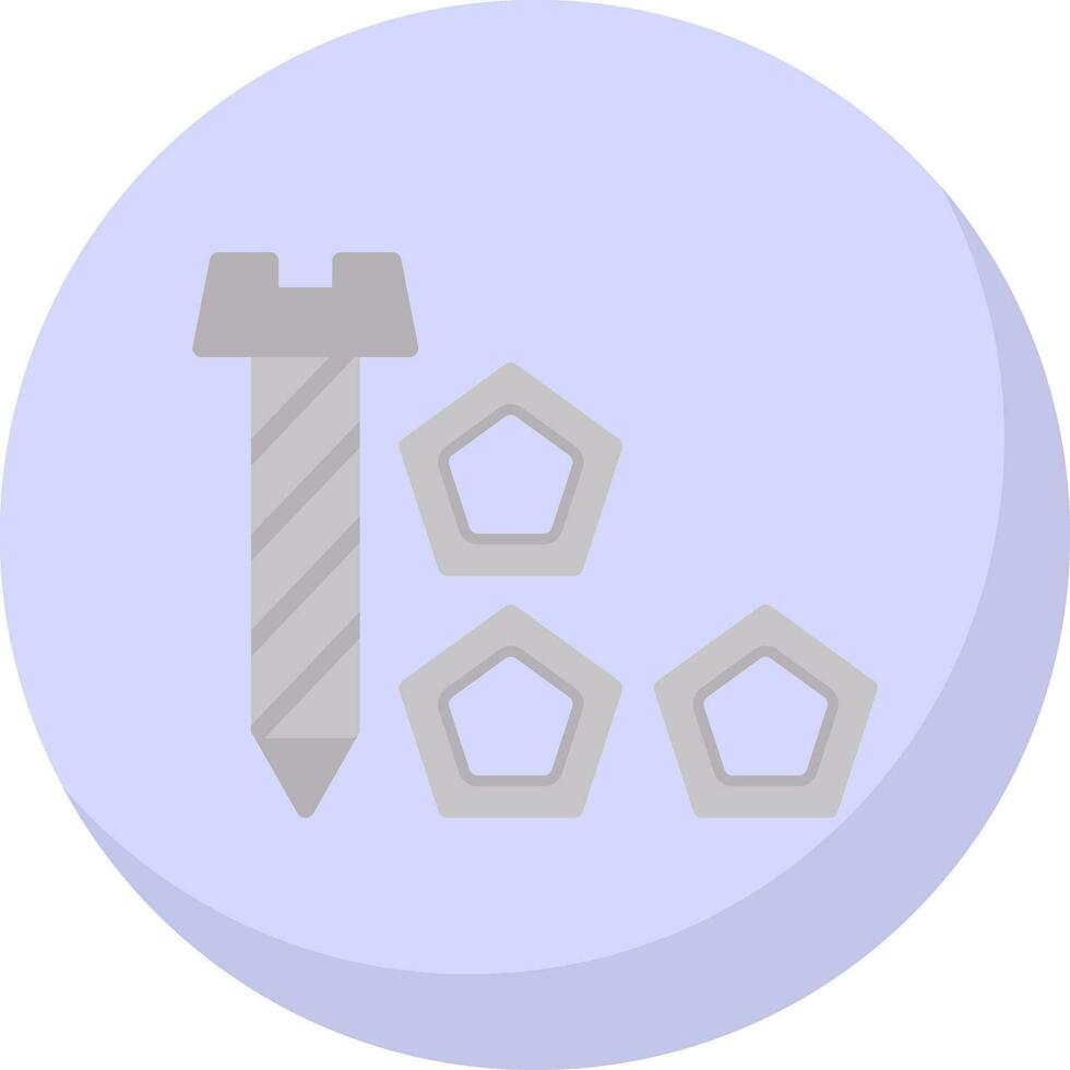 Screws Vector Icon Design