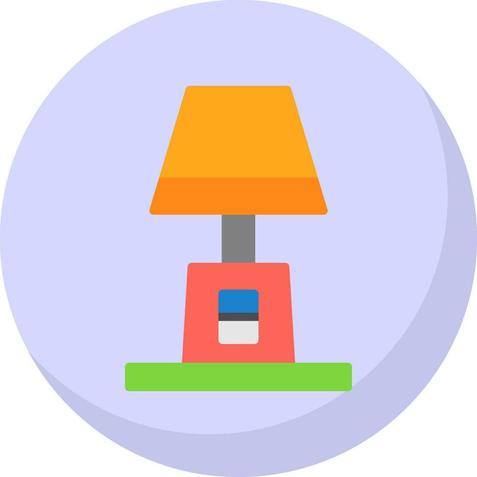 Lamp Vector Icon Design