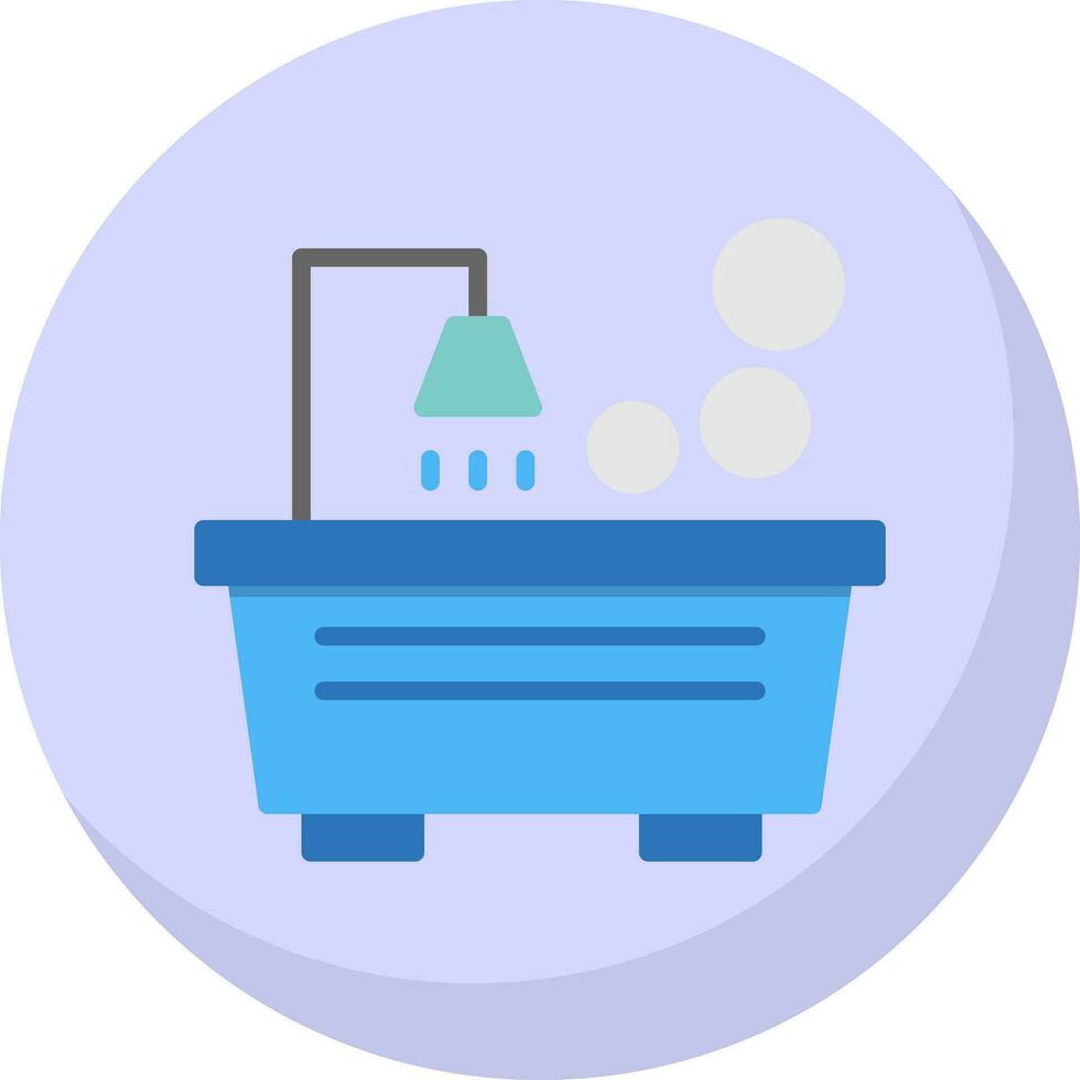 Tub Vector Icon Design