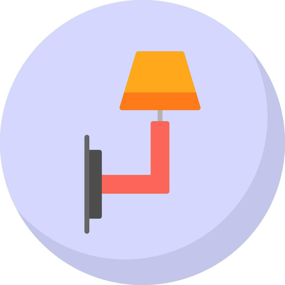 Wall Light Vector Icon Design