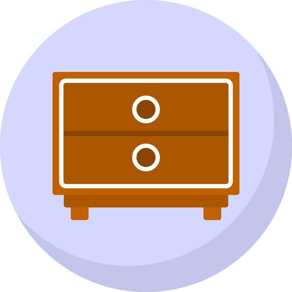 Chest of Drawers Vector Icon Design