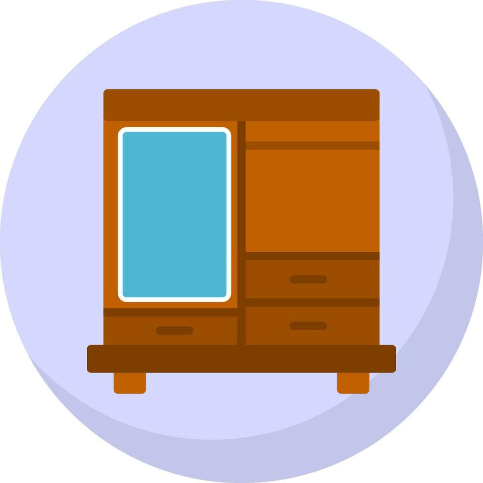 Wardrobe Vector Icon Design