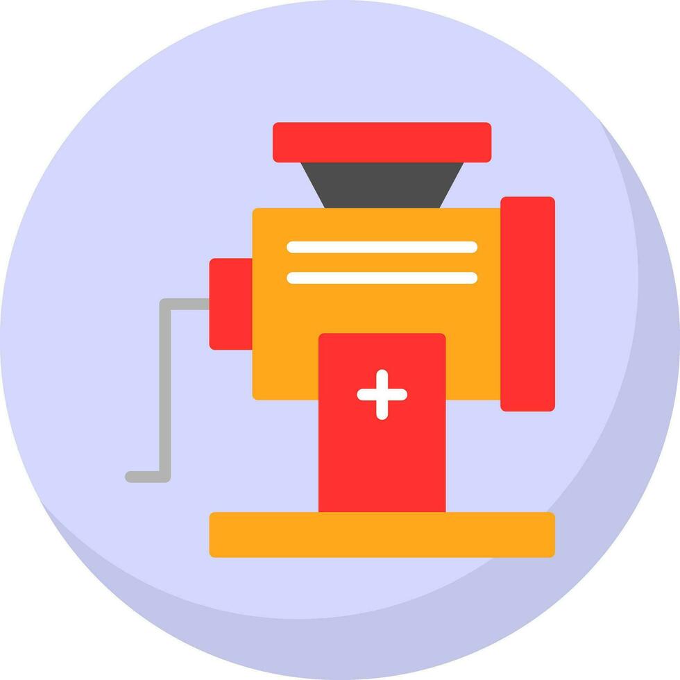 Meat Grinder Vector Icon Design