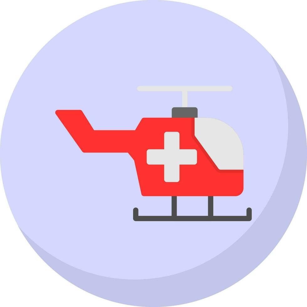 Air ambulance Vector Icon Design