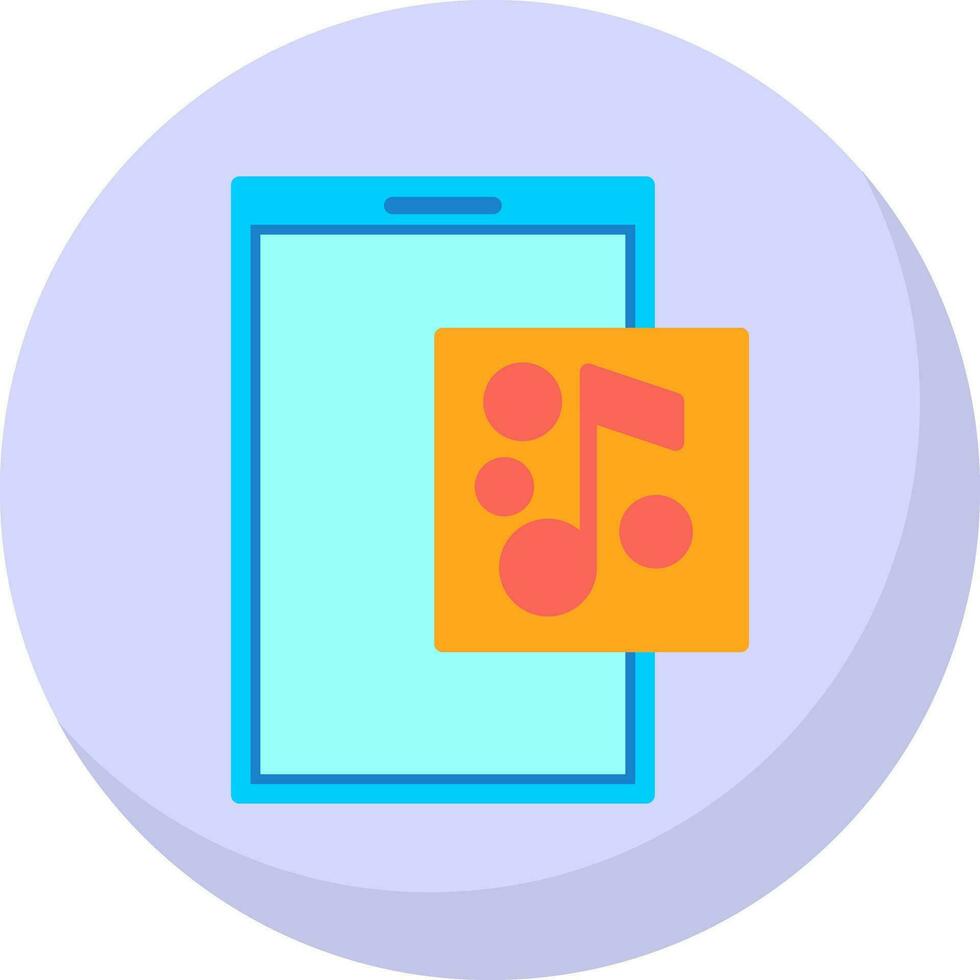 Music app Vector Icon Design