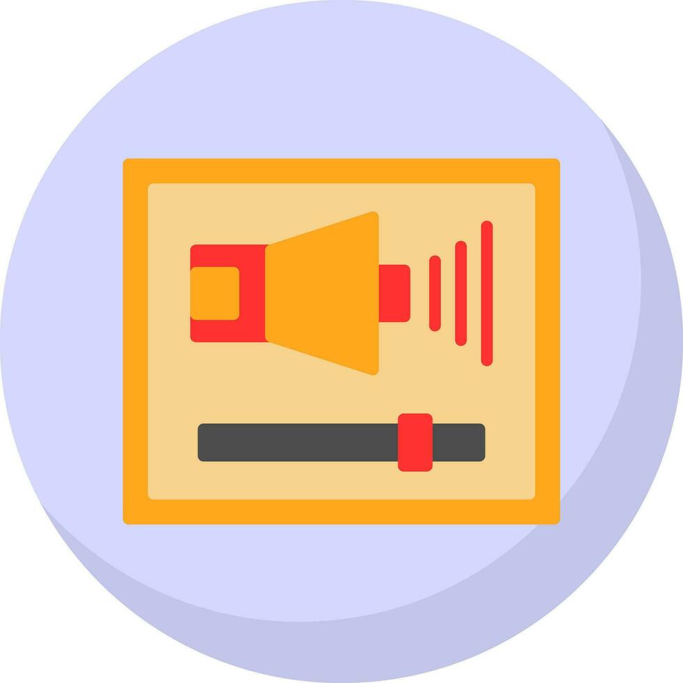 Loud speaker Vector Icon Design