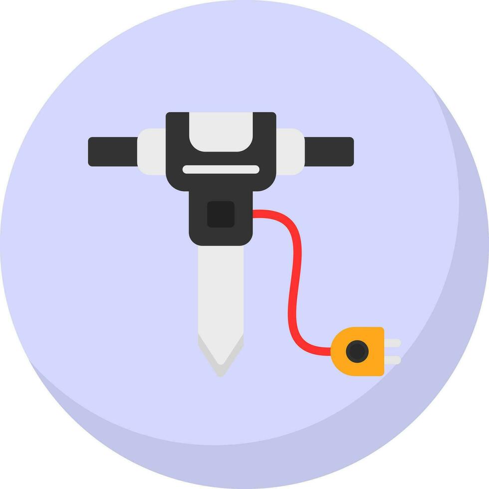 Jackhammer Vector Icon Design
