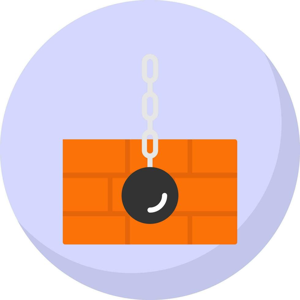 Wrecking ball Vector Icon Design