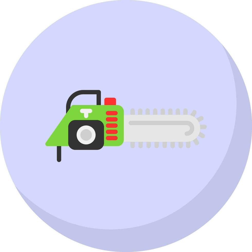 Chain saw Vector Icon Design