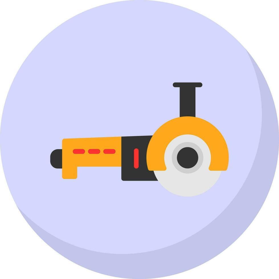 Angle grinder Vector Icon Design