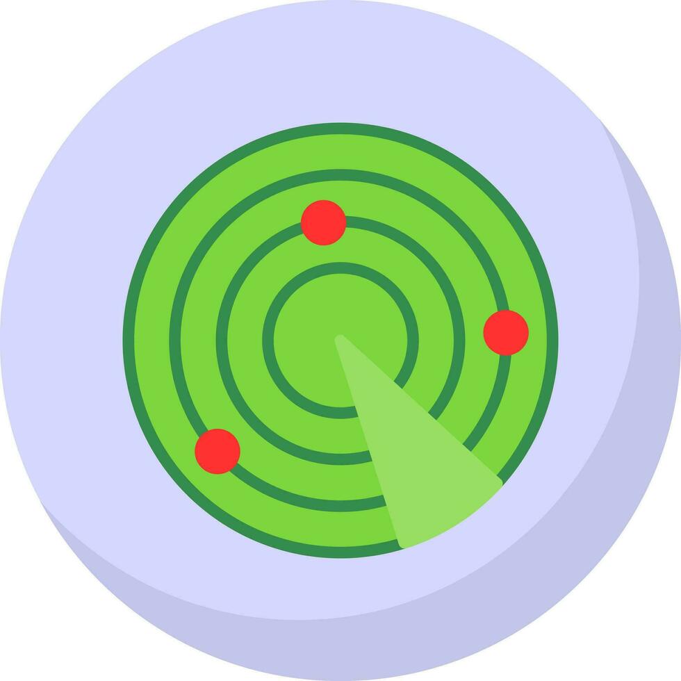Radar Vector Icon Design