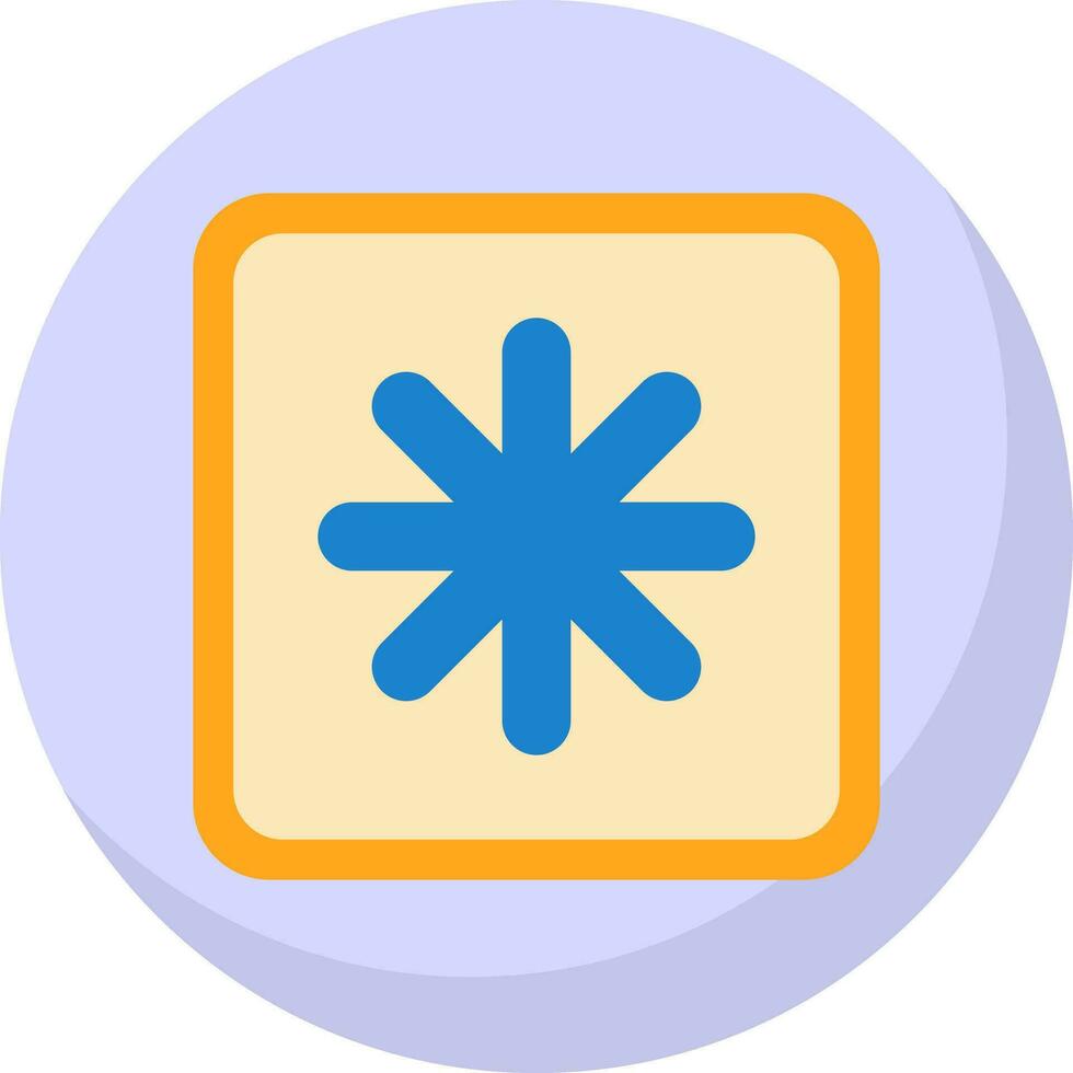 Asterisk Vector Icon Design