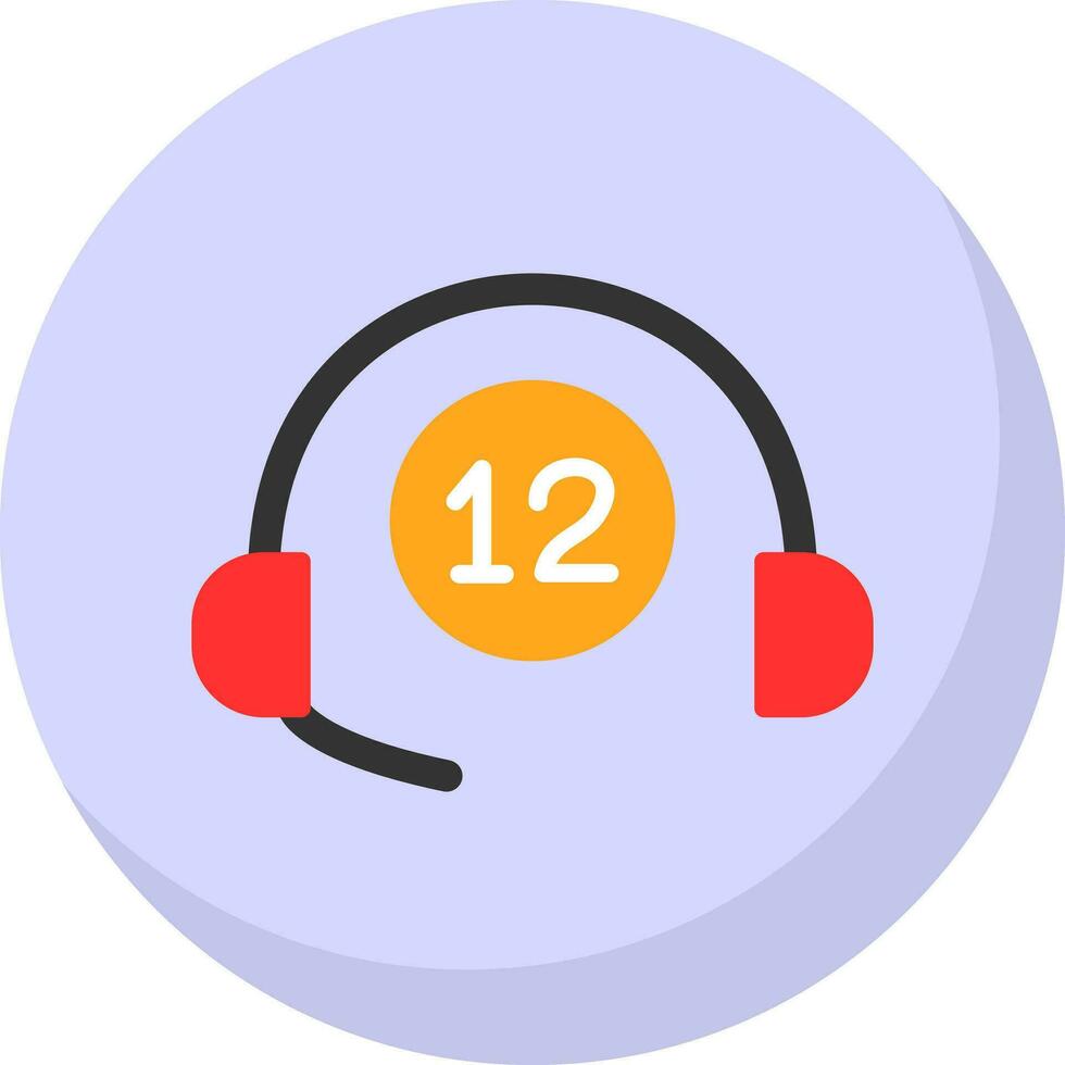 Helpline Vector Icon Design
