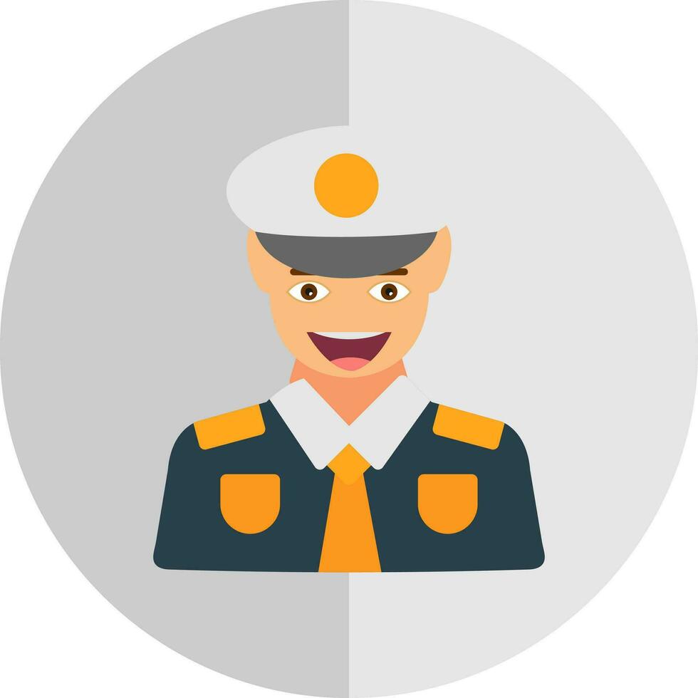 Policeman Vector Icon Design