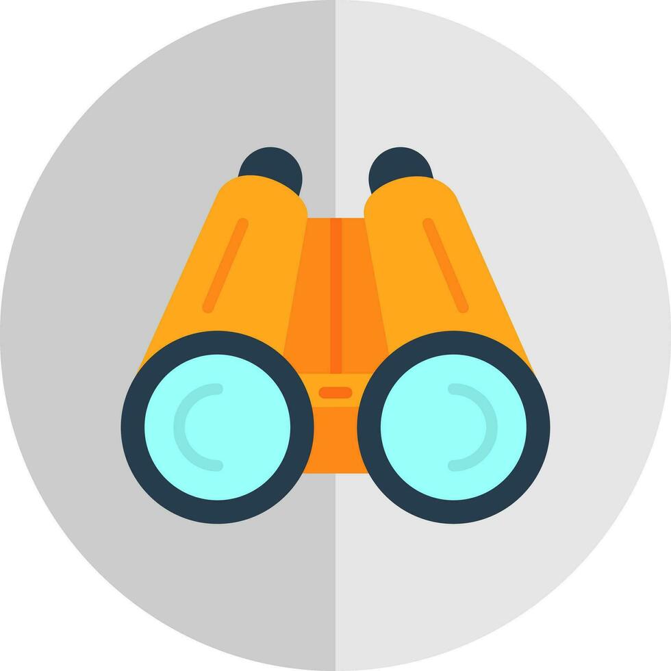 Binoculars Vector Icon Design