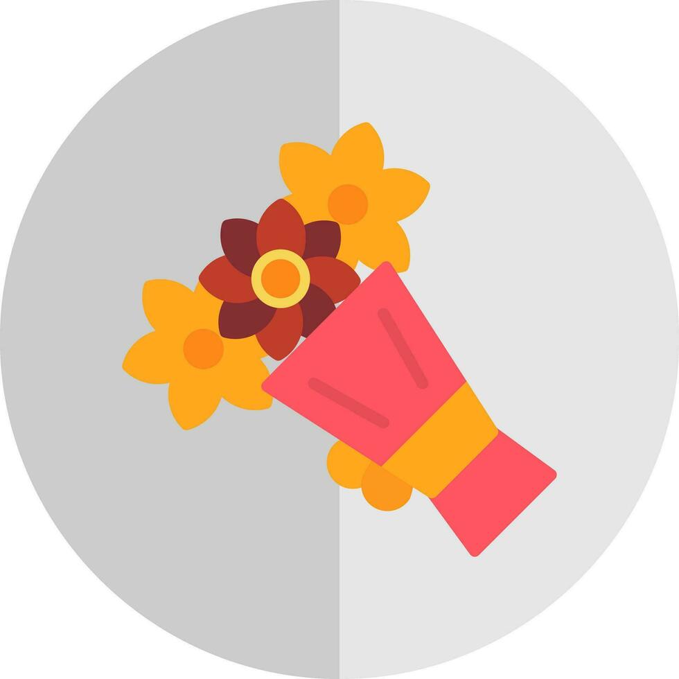 Bouquet Vector Icon Design