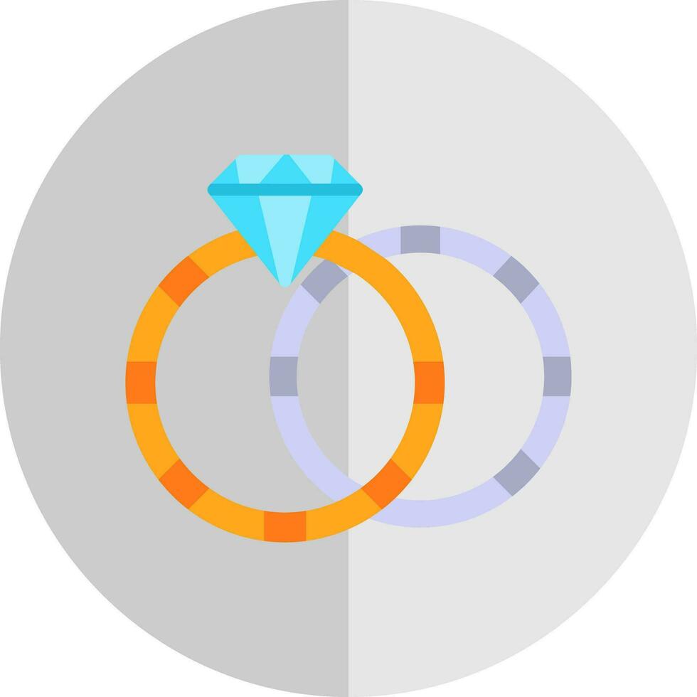 diseño de icono de vector de anillo