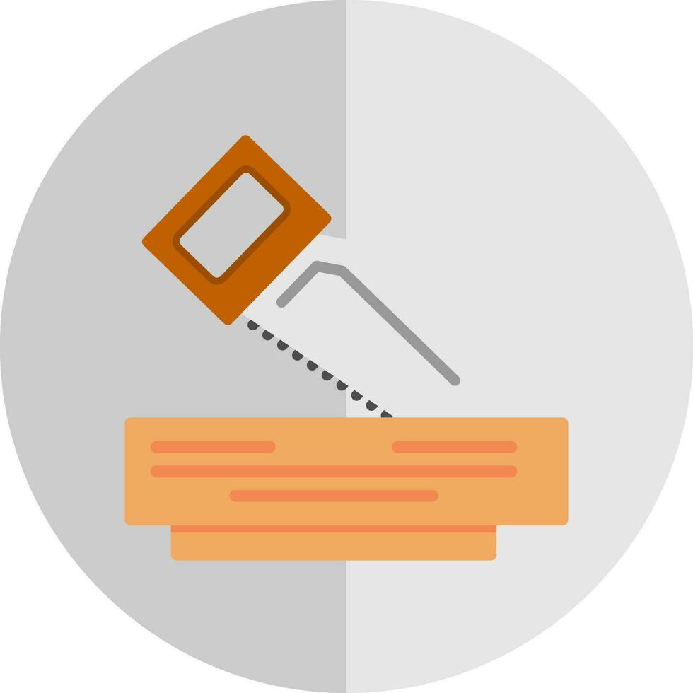 Wood Cuttor Vector Icon Design