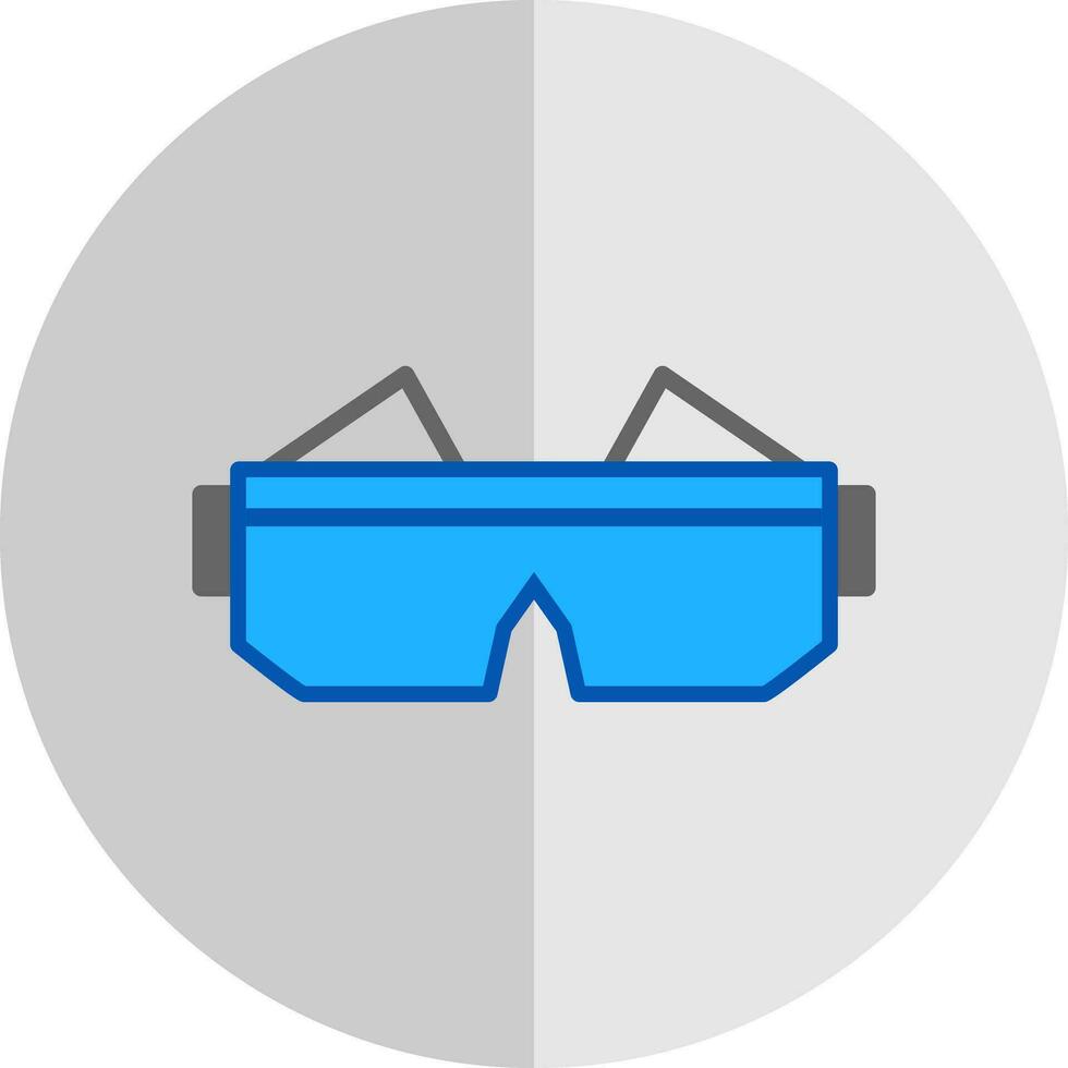 la seguridad gafas de protección vector icono diseño