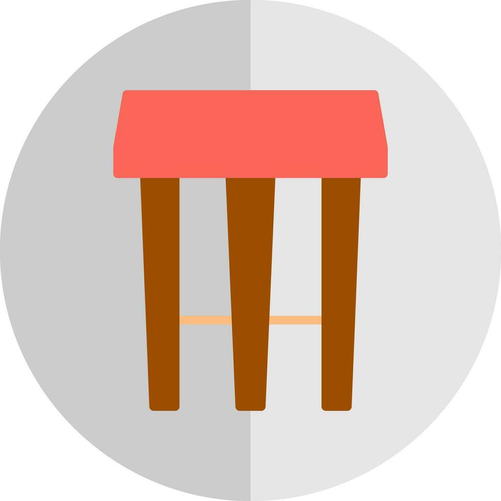 Stool Vector Icon Design