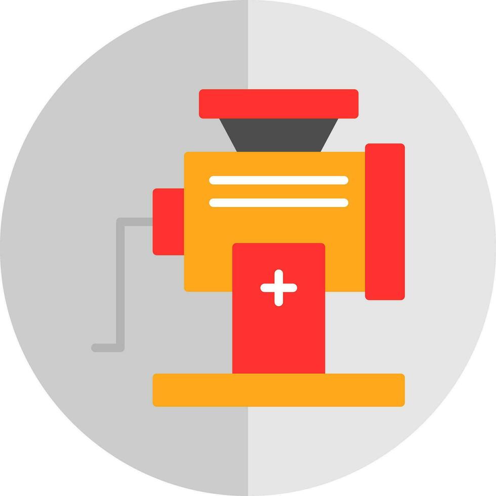 Meat Grinder Vector Icon Design