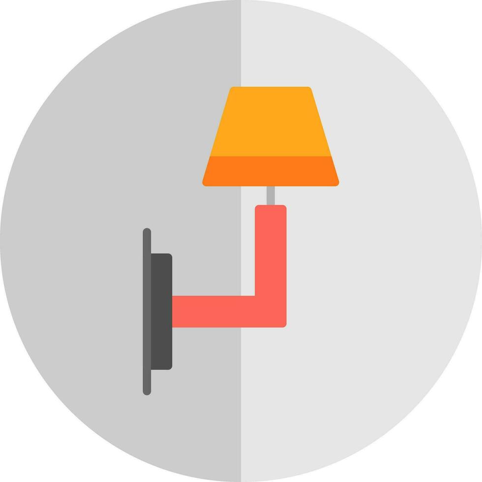 Wall Light Vector Icon Design