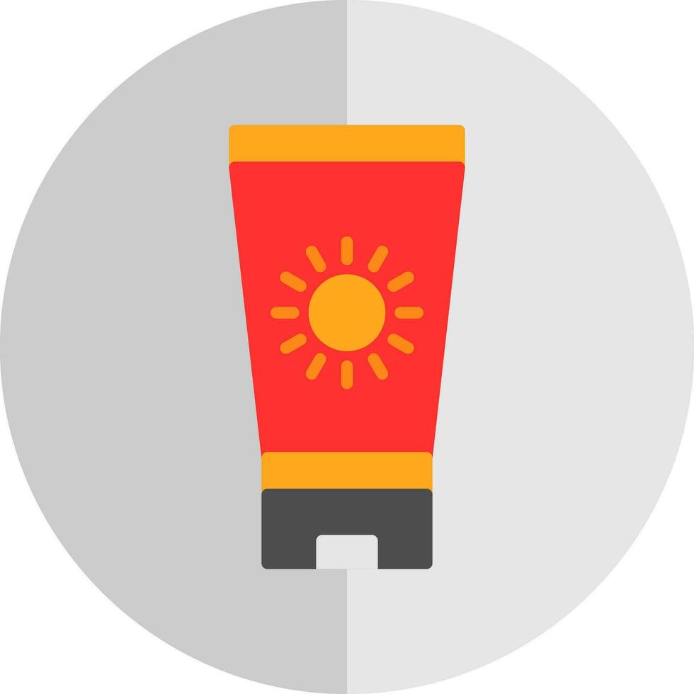 Sun block Vector Icon Design