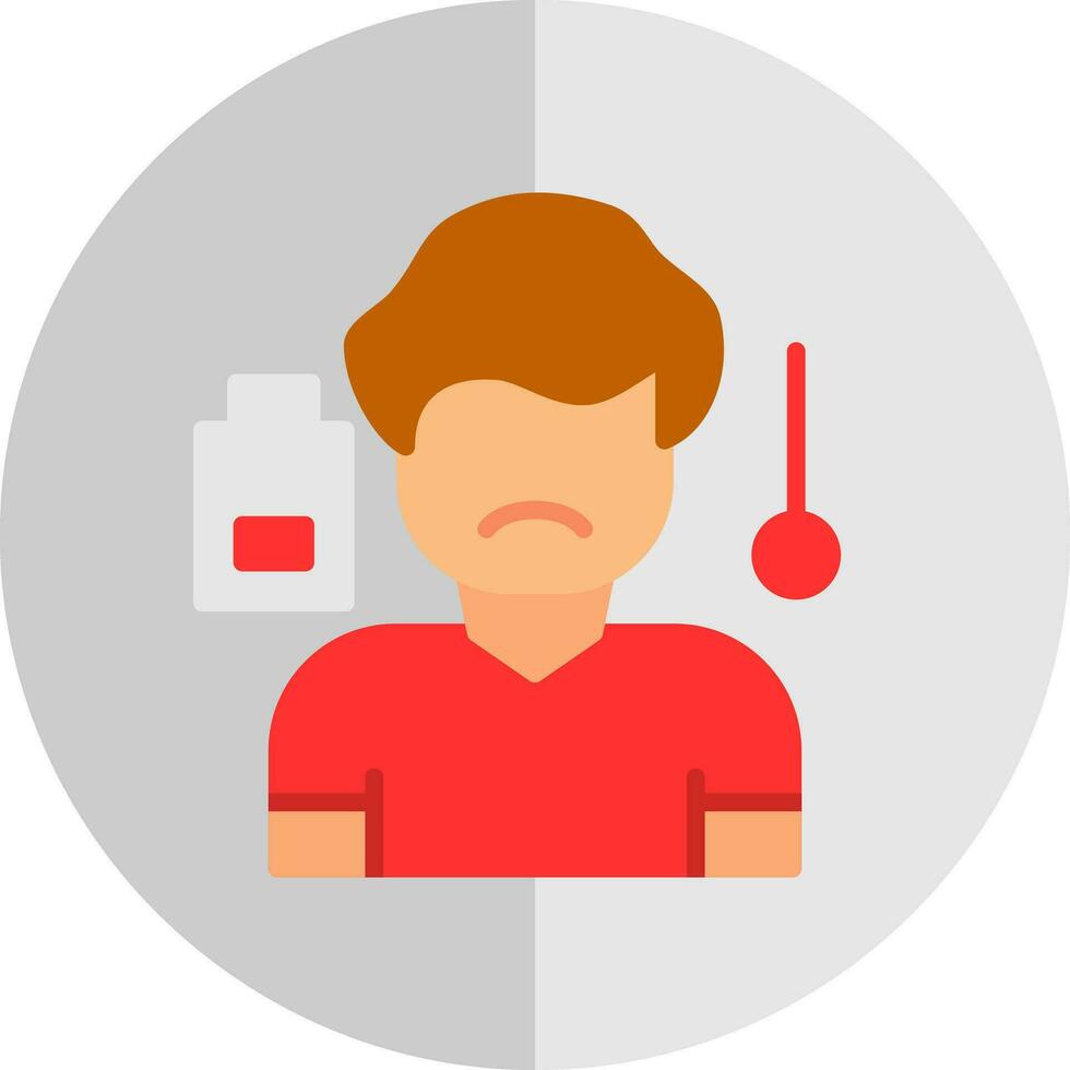 Sick boy Vector Icon Design