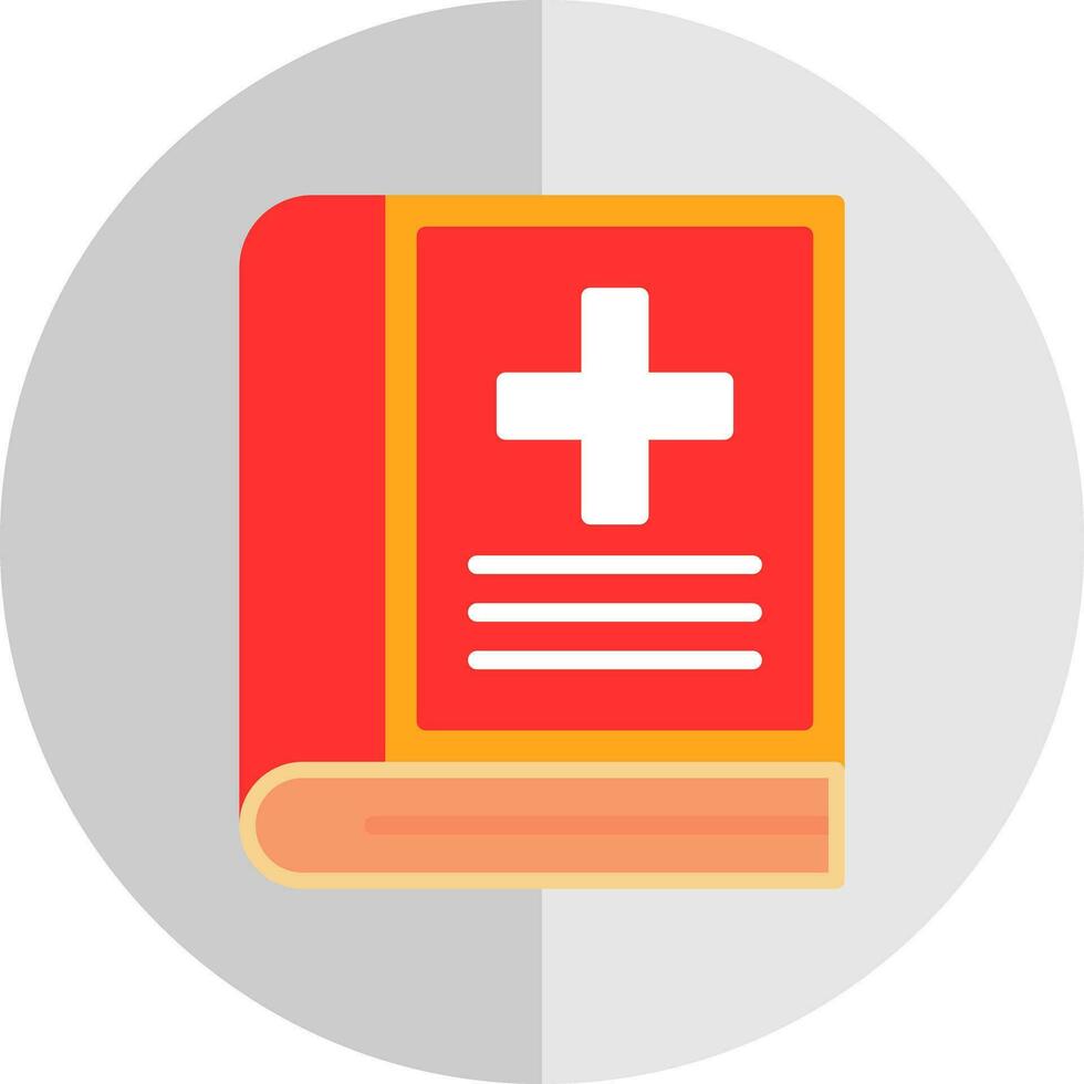 Medical book Vector Icon Design