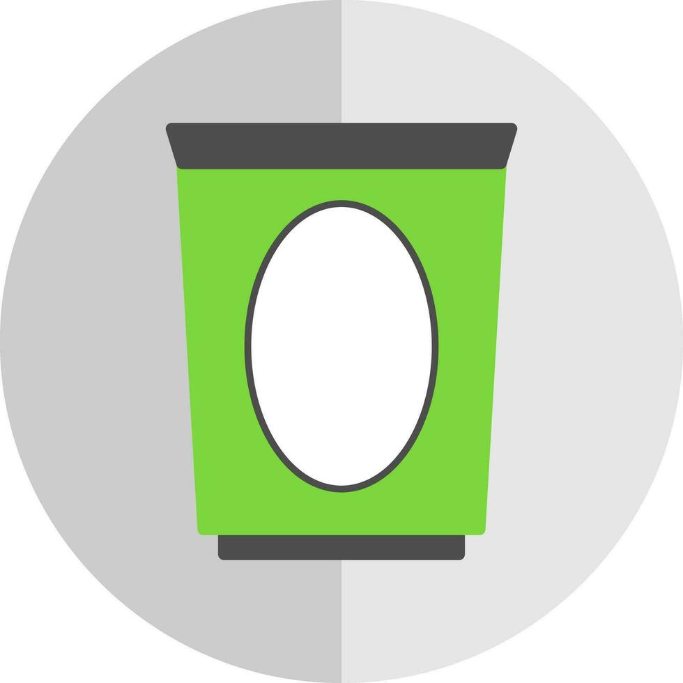 diseño de icono de vector de cubo de basura