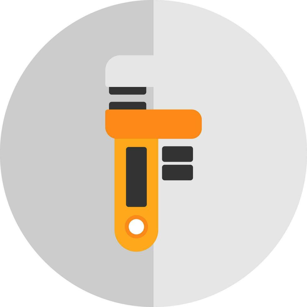 Pipe wrench Vector Icon Design