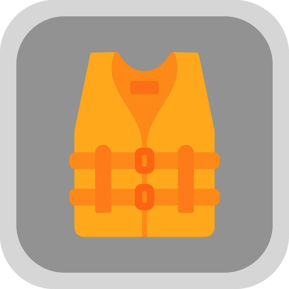 Life vest Vector Icon Design