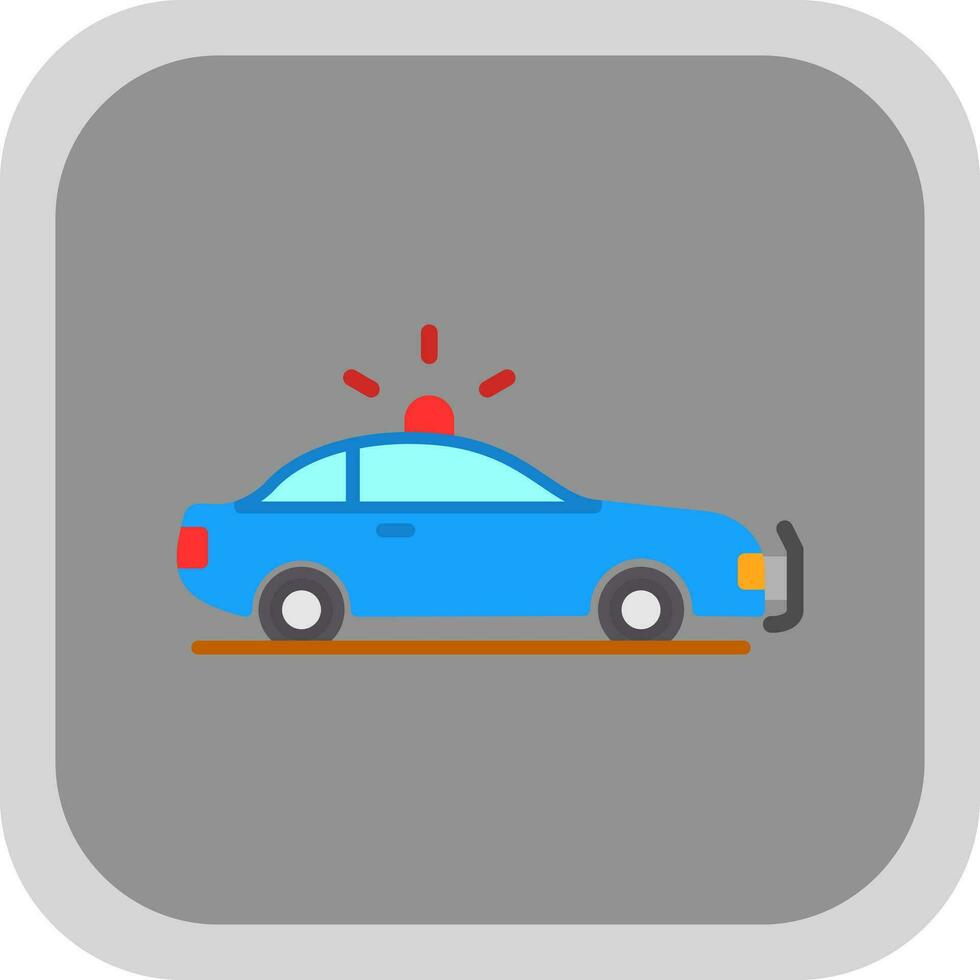 diseño de icono de vector de coche de policía