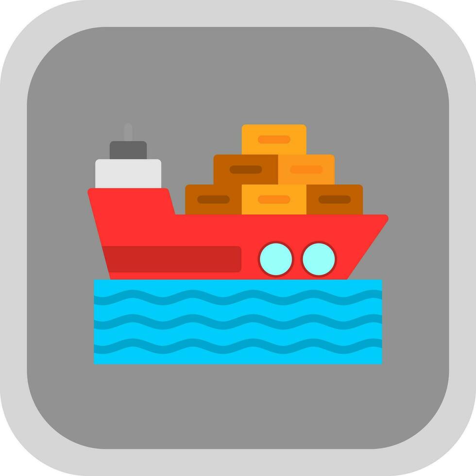 Ship Vector Icon Design