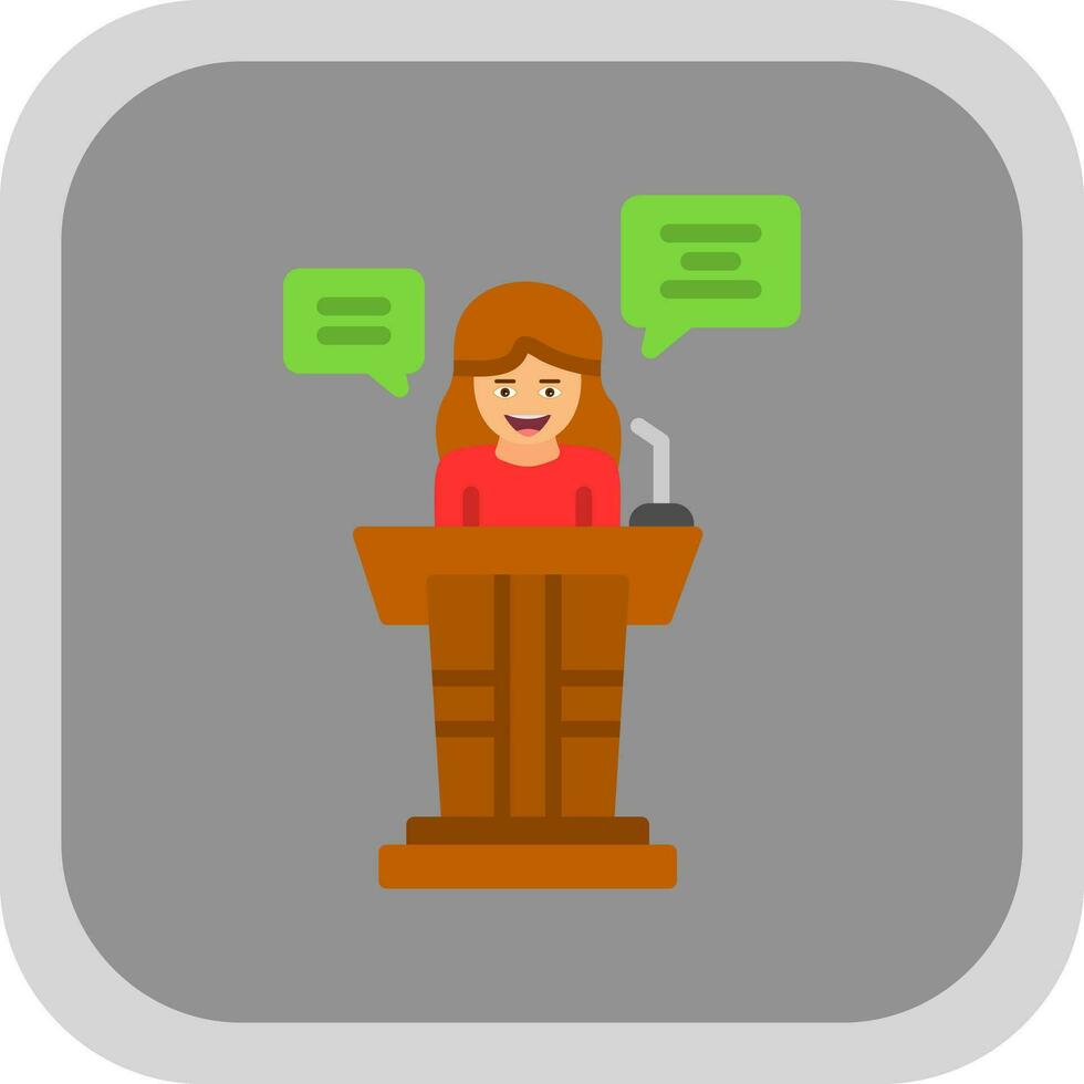 Speech Vector Icon Design