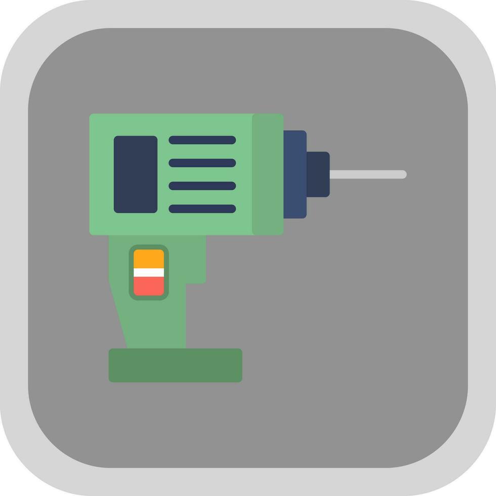 Drill Machine Vector Icon Design