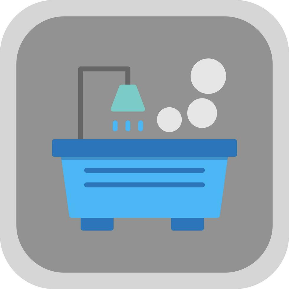 Tub Vector Icon Design