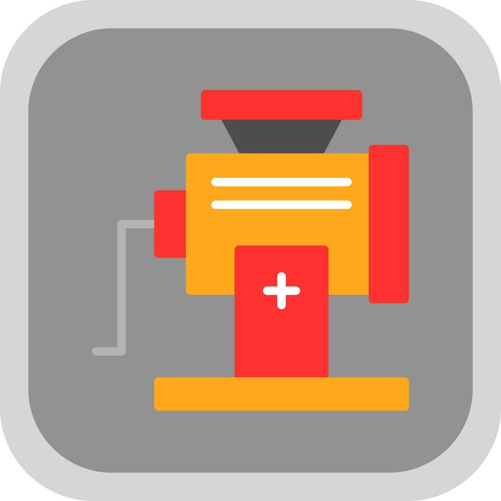 Meat Grinder Vector Icon Design