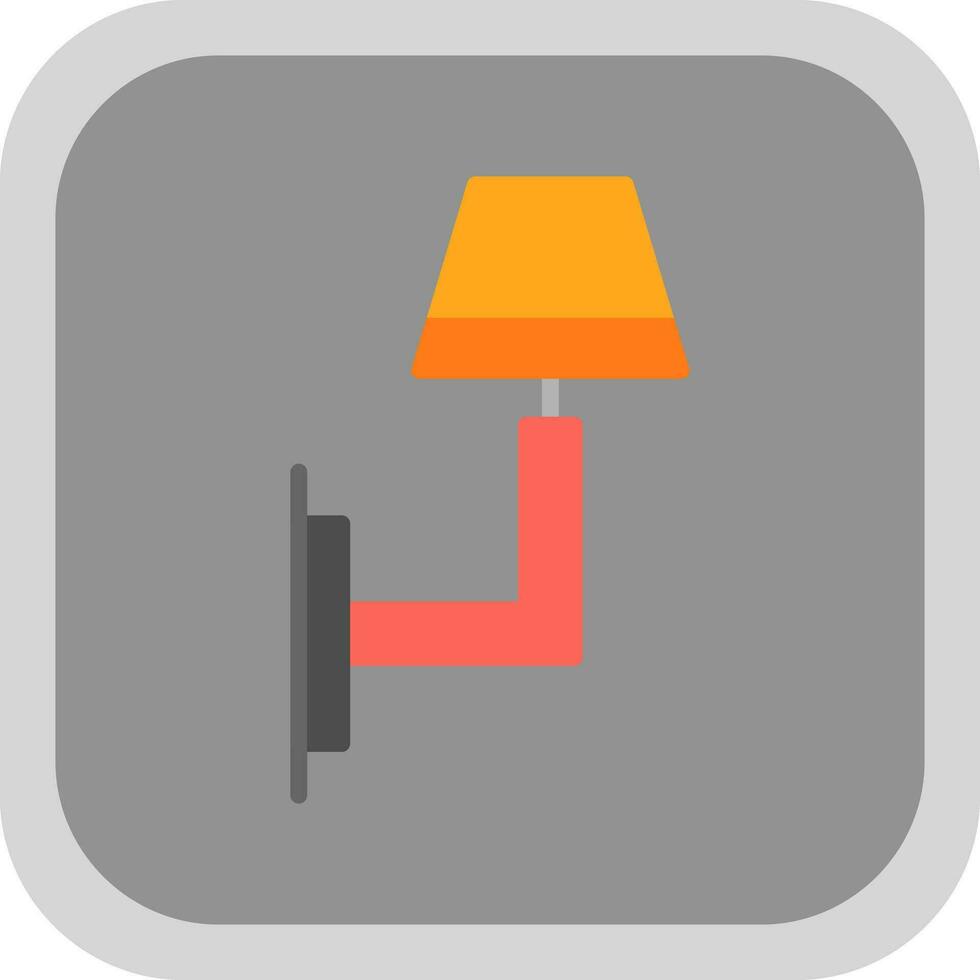 Wall Light Vector Icon Design