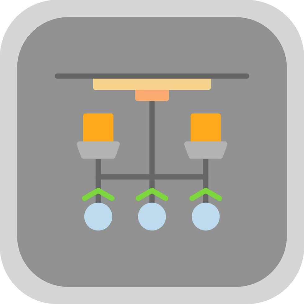 Chandelier Vector Icon Design