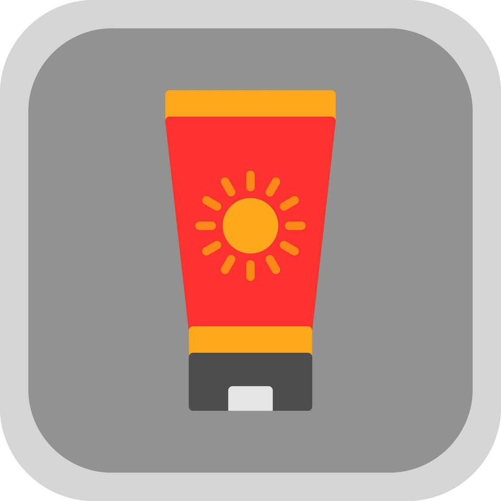 Sun block Vector Icon Design